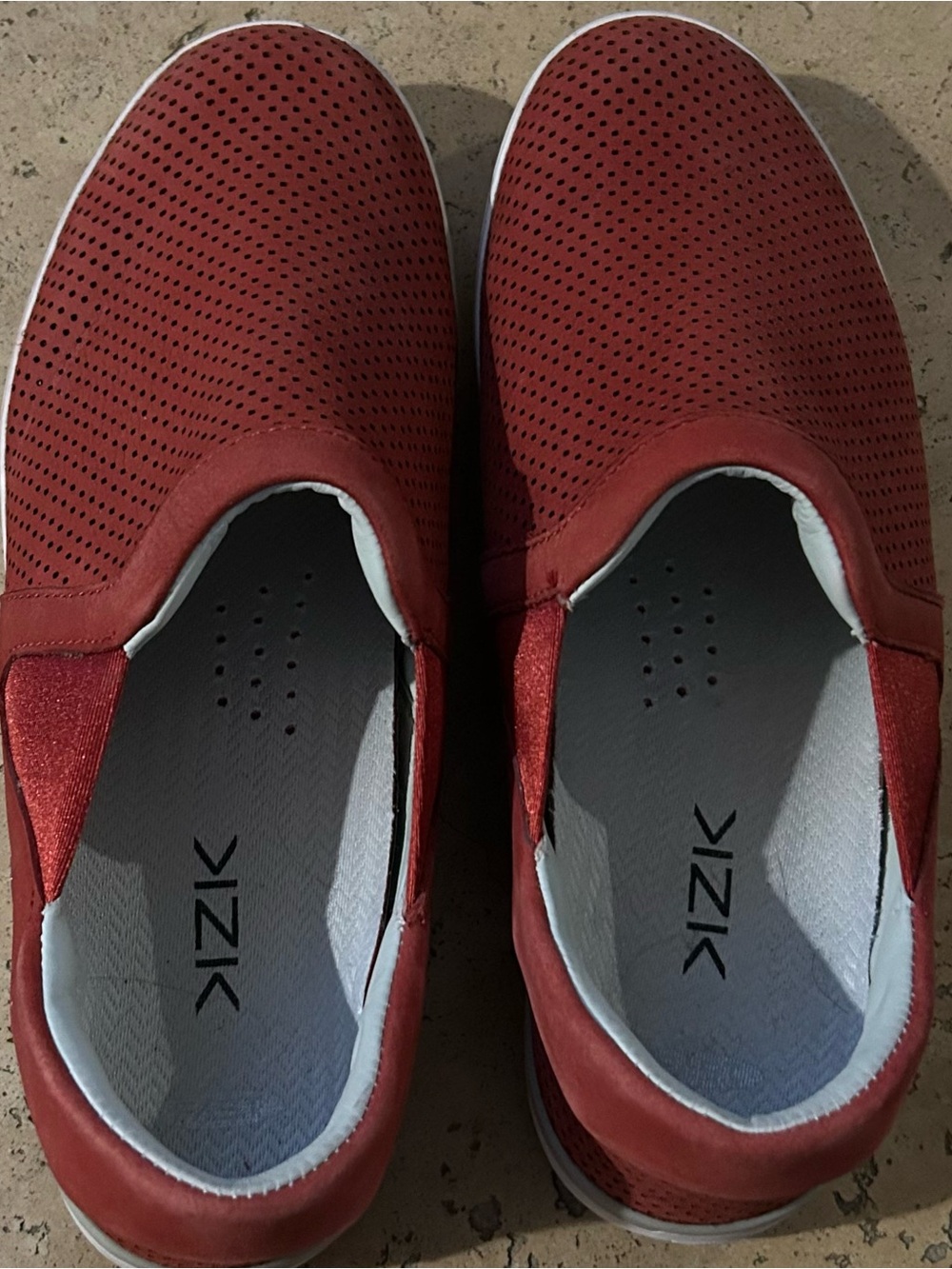 Women’s Casual Slip-On Shoes in Red